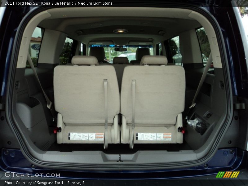 Kona Blue Metallic / Medium Light Stone 2011 Ford Flex SE