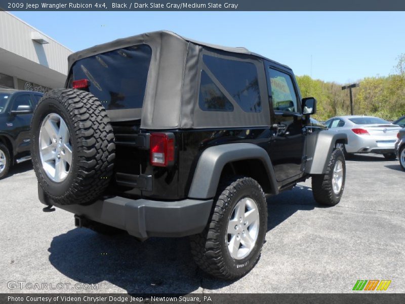 Black / Dark Slate Gray/Medium Slate Gray 2009 Jeep Wrangler Rubicon 4x4