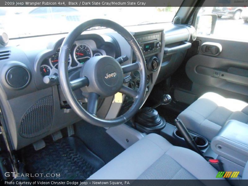 Black / Dark Slate Gray/Medium Slate Gray 2009 Jeep Wrangler Rubicon 4x4