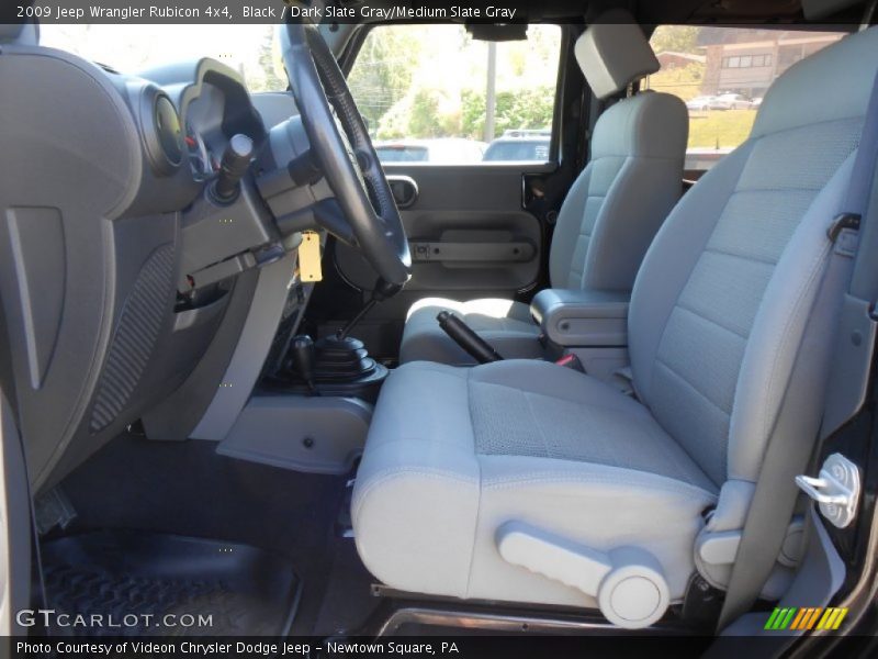 Black / Dark Slate Gray/Medium Slate Gray 2009 Jeep Wrangler Rubicon 4x4
