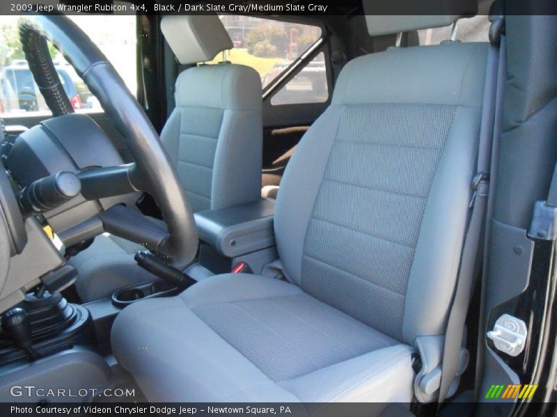 Black / Dark Slate Gray/Medium Slate Gray 2009 Jeep Wrangler Rubicon 4x4