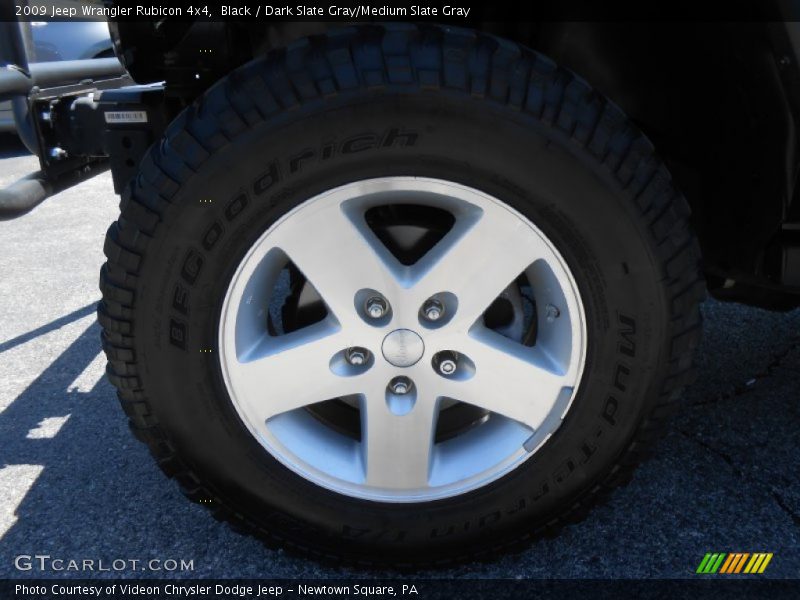 Black / Dark Slate Gray/Medium Slate Gray 2009 Jeep Wrangler Rubicon 4x4