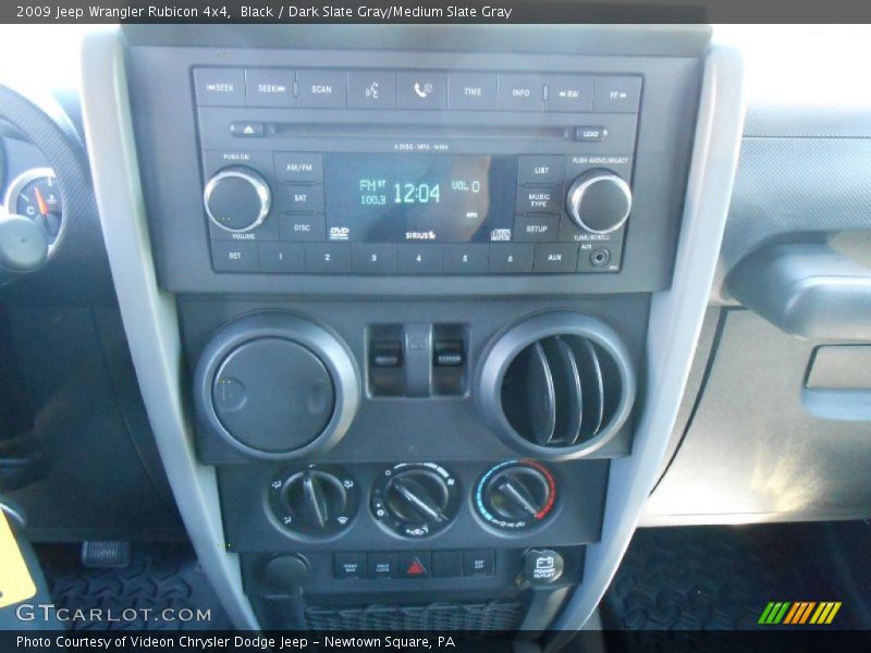 Black / Dark Slate Gray/Medium Slate Gray 2009 Jeep Wrangler Rubicon 4x4