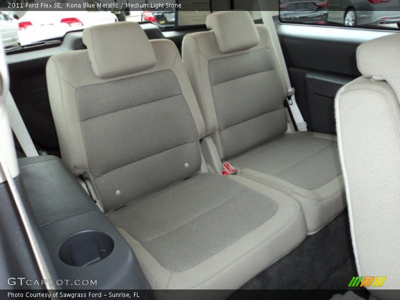 Kona Blue Metallic / Medium Light Stone 2011 Ford Flex SE