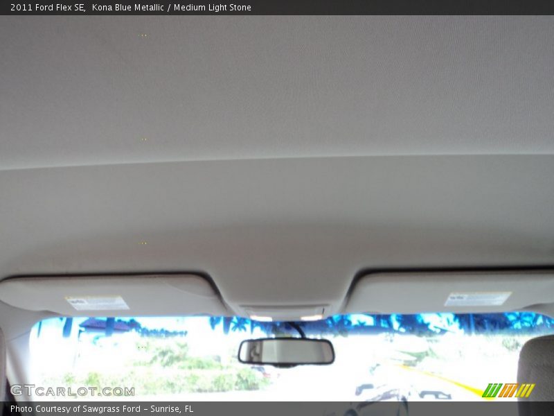Kona Blue Metallic / Medium Light Stone 2011 Ford Flex SE