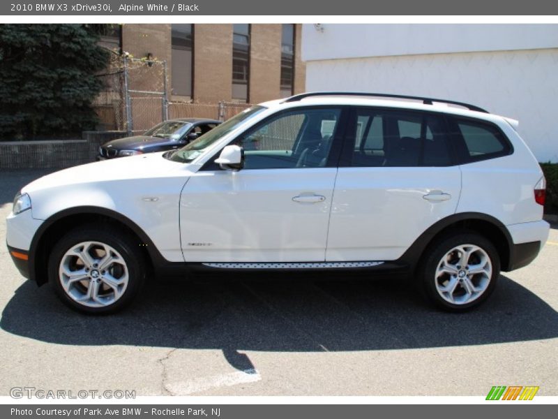 Alpine White / Black 2010 BMW X3 xDrive30i