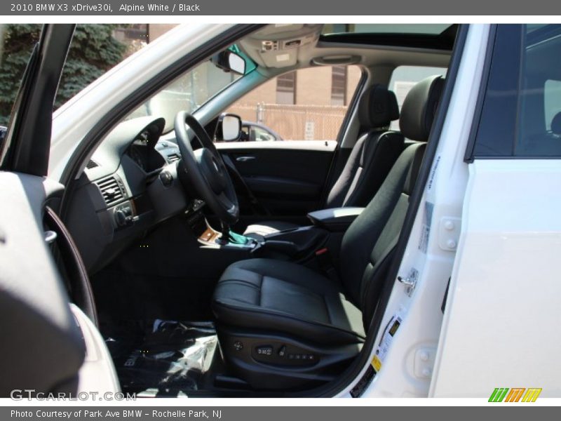 Alpine White / Black 2010 BMW X3 xDrive30i