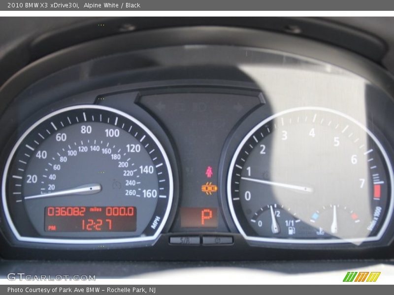 Alpine White / Black 2010 BMW X3 xDrive30i