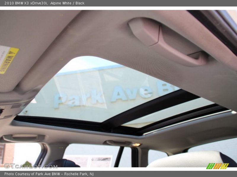 Alpine White / Black 2010 BMW X3 xDrive30i