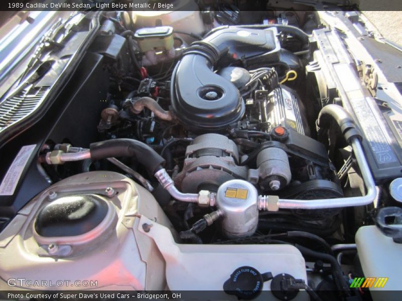 Light Beige Metallic / Beige 1989 Cadillac DeVille Sedan