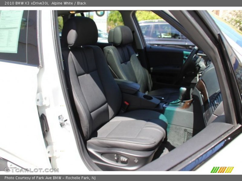 Alpine White / Black 2010 BMW X3 xDrive30i