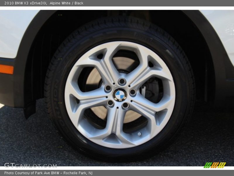 Alpine White / Black 2010 BMW X3 xDrive30i