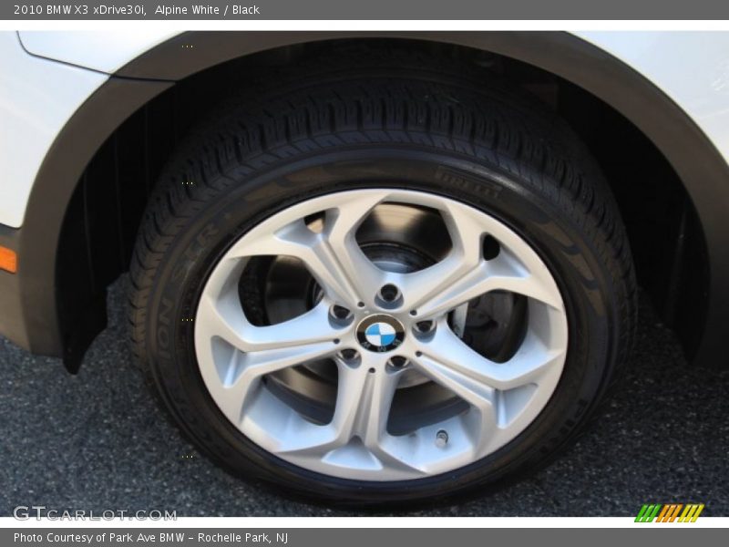 Alpine White / Black 2010 BMW X3 xDrive30i