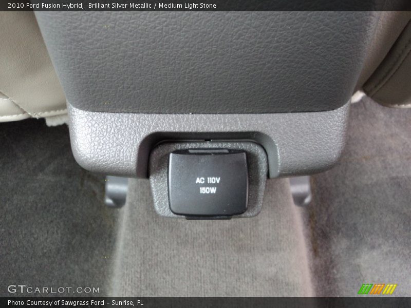 Brilliant Silver Metallic / Medium Light Stone 2010 Ford Fusion Hybrid