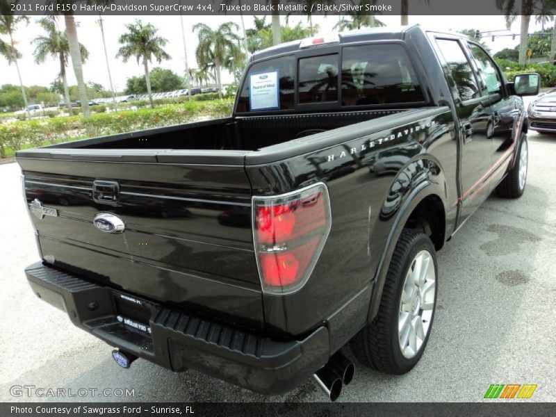 Tuxedo Black Metallic / Black/Silver Smoke 2011 Ford F150 Harley-Davidson SuperCrew 4x4