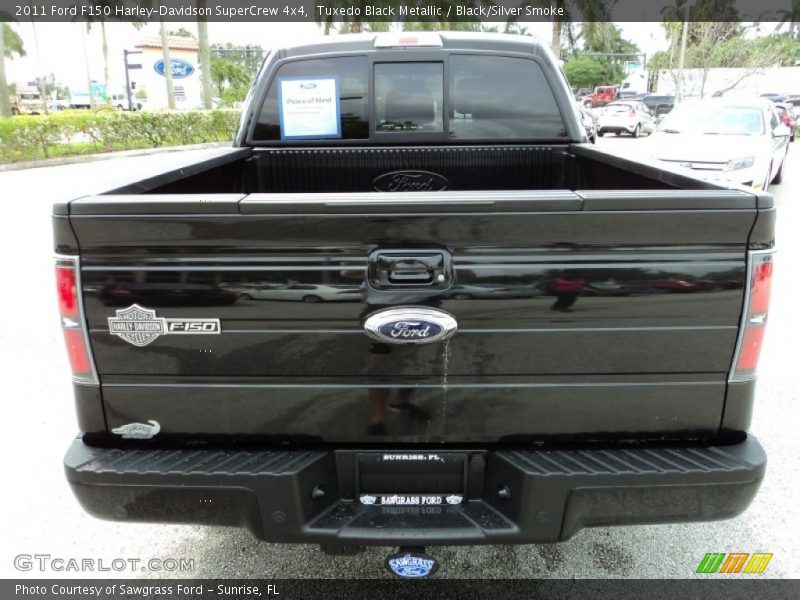 Tuxedo Black Metallic / Black/Silver Smoke 2011 Ford F150 Harley-Davidson SuperCrew 4x4