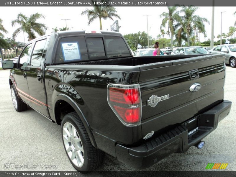Tuxedo Black Metallic / Black/Silver Smoke 2011 Ford F150 Harley-Davidson SuperCrew 4x4