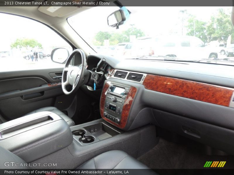 Champagne Silver Metallic / Ebony 2013 Chevrolet Tahoe LT