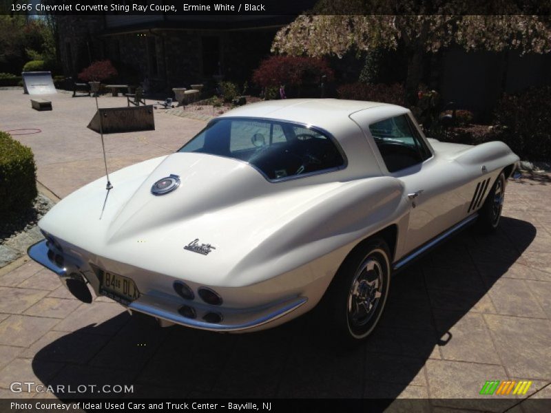 Ermine White / Black 1966 Chevrolet Corvette Sting Ray Coupe