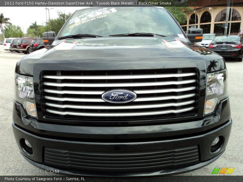 Tuxedo Black Metallic / Black/Silver Smoke 2011 Ford F150 Harley-Davidson SuperCrew 4x4