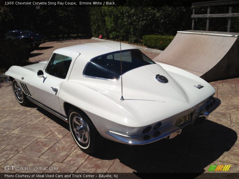 Ermine White / Black 1966 Chevrolet Corvette Sting Ray Coupe