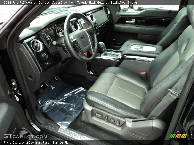  2011 F150 Harley-Davidson SuperCrew 4x4 Black/Silver Smoke Interior