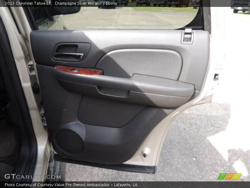 Champagne Silver Metallic / Ebony 2013 Chevrolet Tahoe LT
