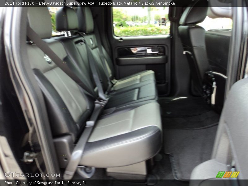 Tuxedo Black Metallic / Black/Silver Smoke 2011 Ford F150 Harley-Davidson SuperCrew 4x4