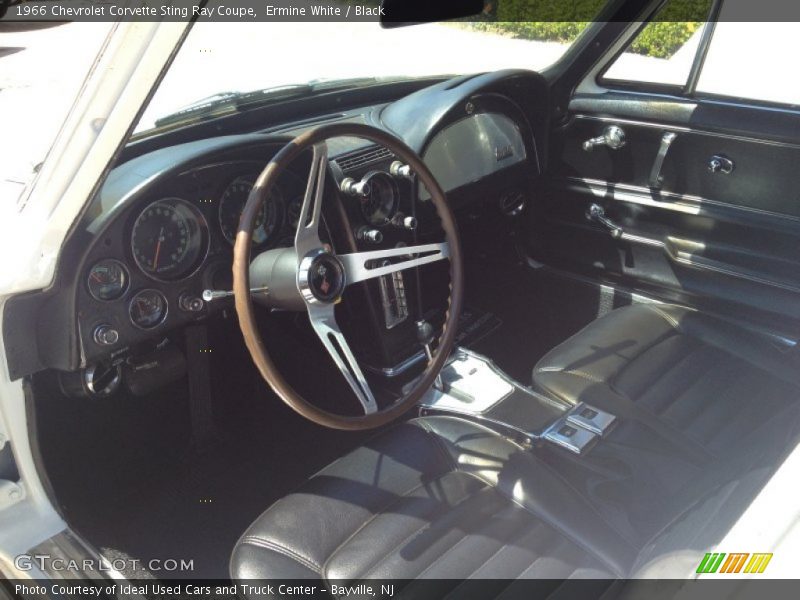 Black Interior - 1966 Corvette Sting Ray Coupe 