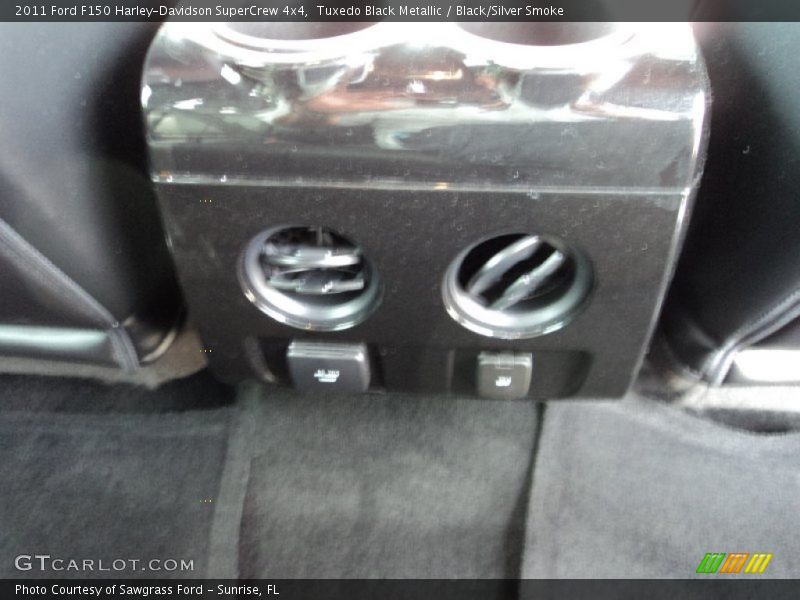 Tuxedo Black Metallic / Black/Silver Smoke 2011 Ford F150 Harley-Davidson SuperCrew 4x4