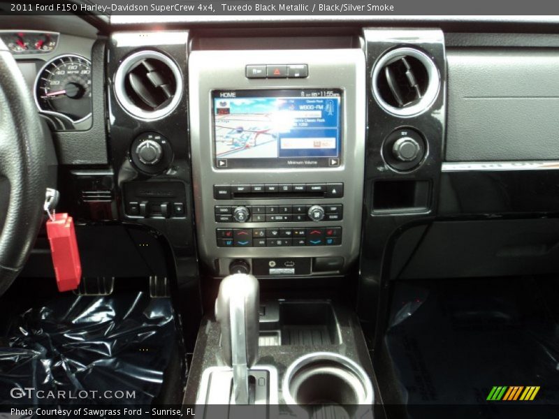 Tuxedo Black Metallic / Black/Silver Smoke 2011 Ford F150 Harley-Davidson SuperCrew 4x4