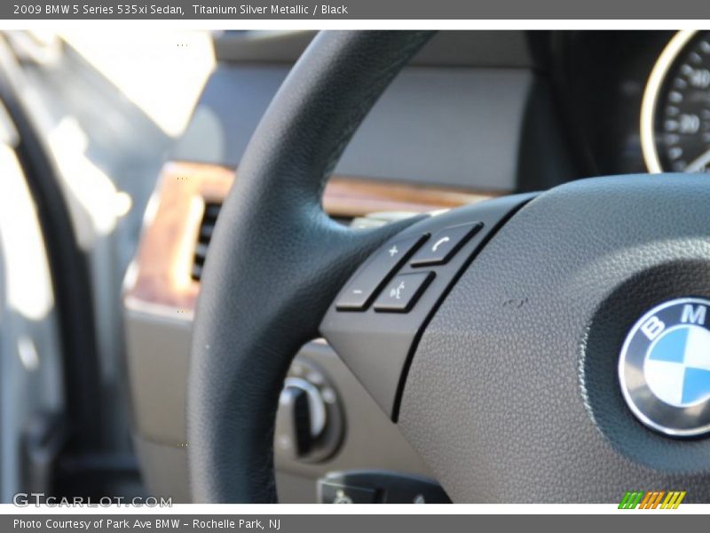 Titanium Silver Metallic / Black 2009 BMW 5 Series 535xi Sedan