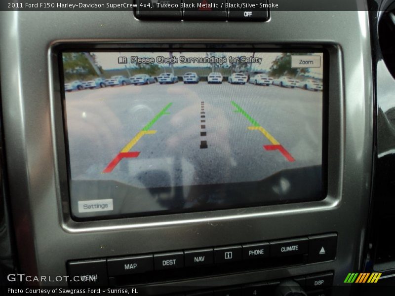 Tuxedo Black Metallic / Black/Silver Smoke 2011 Ford F150 Harley-Davidson SuperCrew 4x4