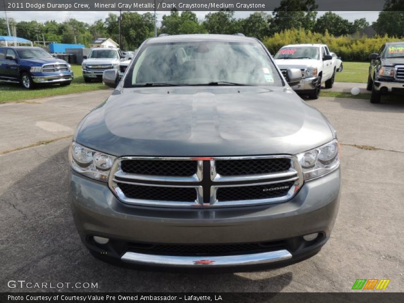 Mineral Gray Metallic / Dark Graystone/Medium Graystone 2011 Dodge Durango Crew