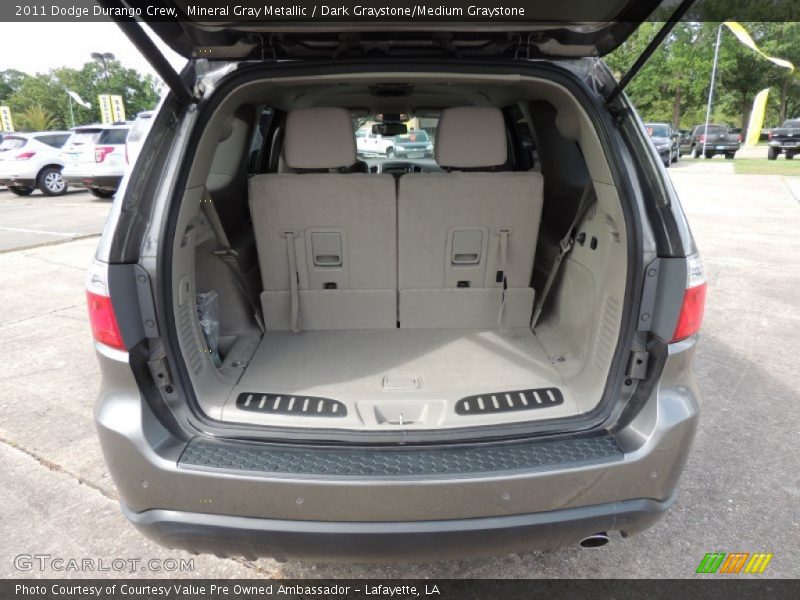 Mineral Gray Metallic / Dark Graystone/Medium Graystone 2011 Dodge Durango Crew