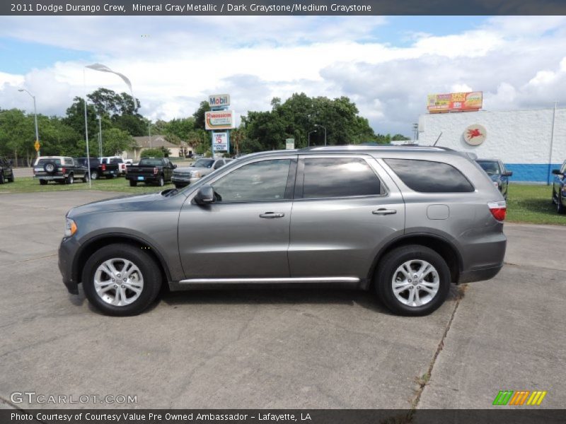 Mineral Gray Metallic / Dark Graystone/Medium Graystone 2011 Dodge Durango Crew
