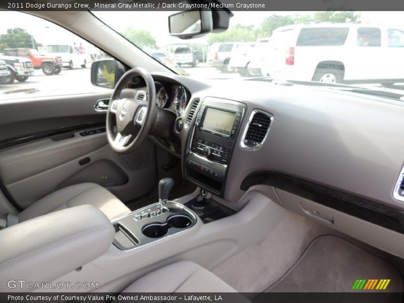 Mineral Gray Metallic / Dark Graystone/Medium Graystone 2011 Dodge Durango Crew