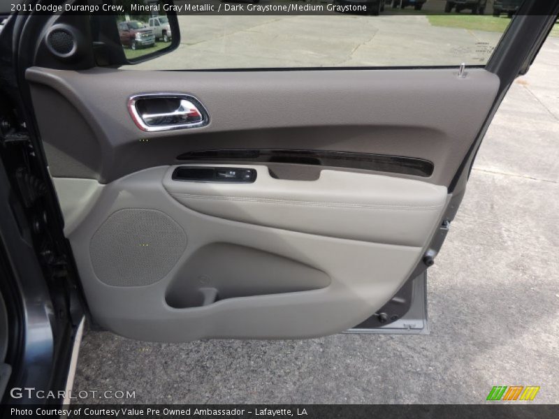 Mineral Gray Metallic / Dark Graystone/Medium Graystone 2011 Dodge Durango Crew
