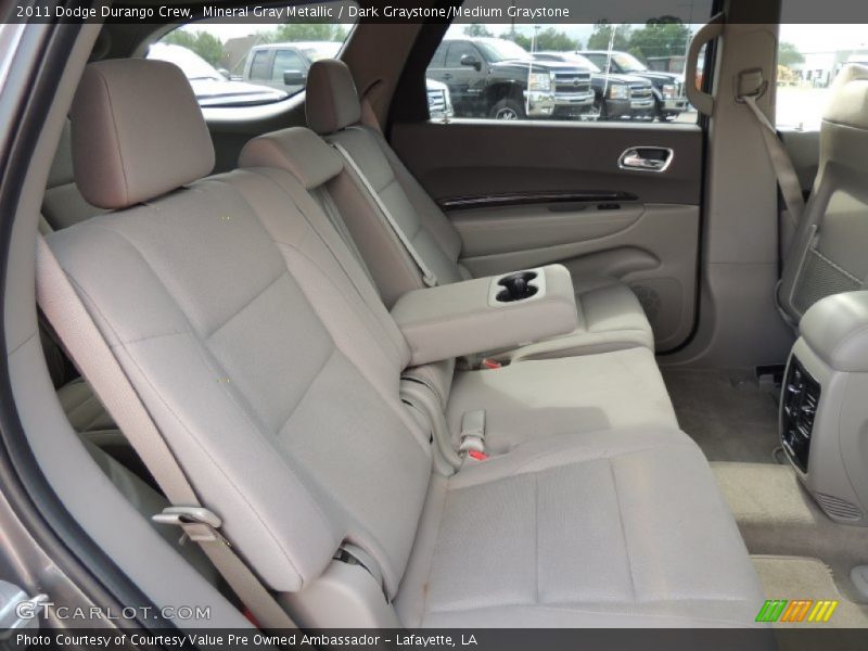 Mineral Gray Metallic / Dark Graystone/Medium Graystone 2011 Dodge Durango Crew