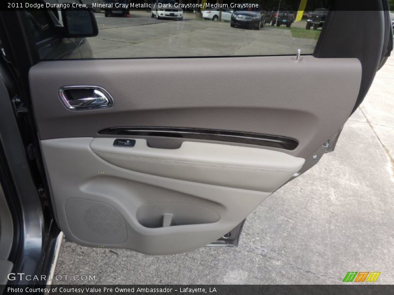 Mineral Gray Metallic / Dark Graystone/Medium Graystone 2011 Dodge Durango Crew
