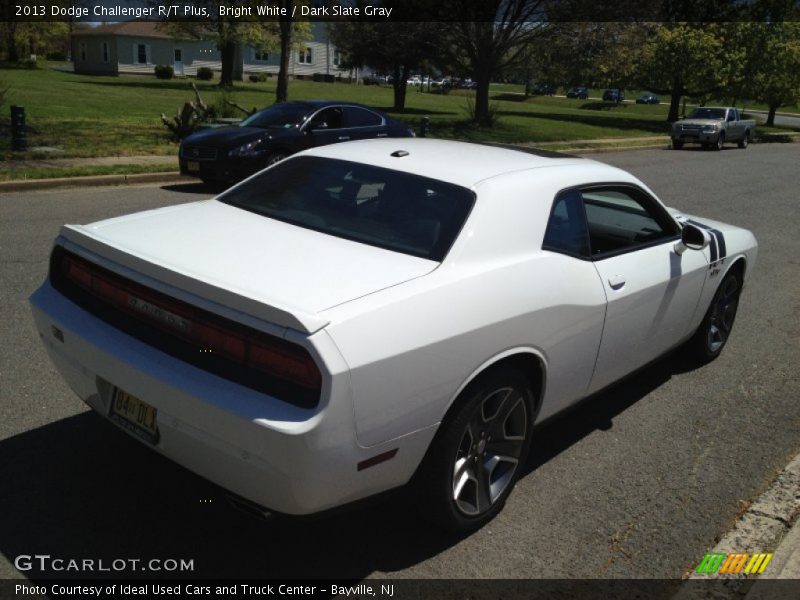 Bright White / Dark Slate Gray 2013 Dodge Challenger R/T Plus