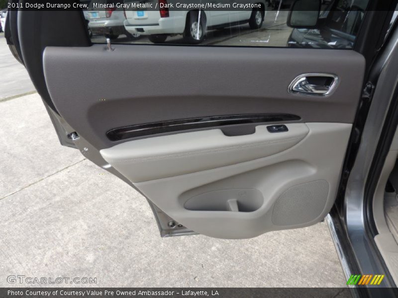 Mineral Gray Metallic / Dark Graystone/Medium Graystone 2011 Dodge Durango Crew