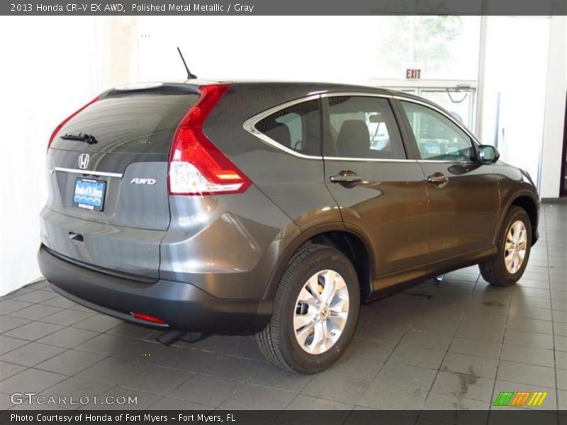 Polished Metal Metallic / Gray 2013 Honda CR-V EX AWD