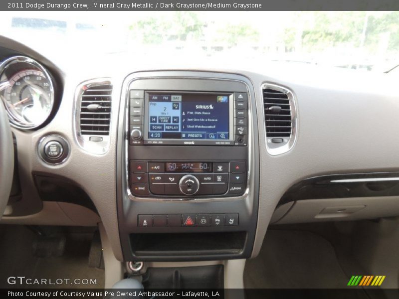 Mineral Gray Metallic / Dark Graystone/Medium Graystone 2011 Dodge Durango Crew