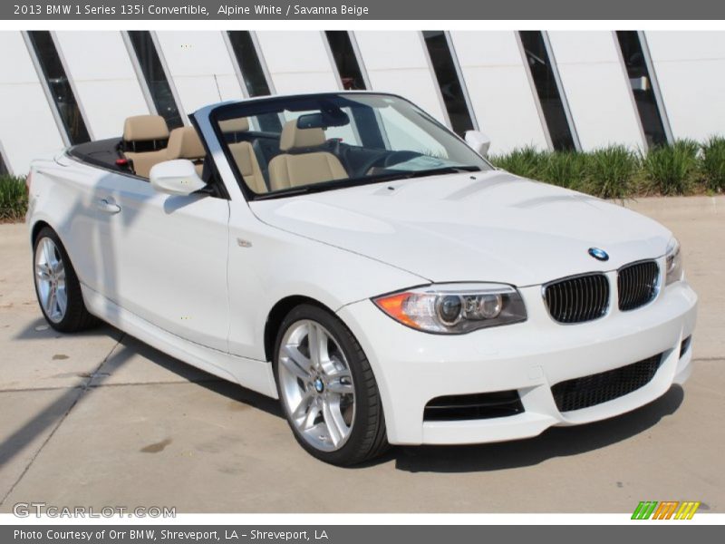 Front 3/4 View of 2013 1 Series 135i Convertible