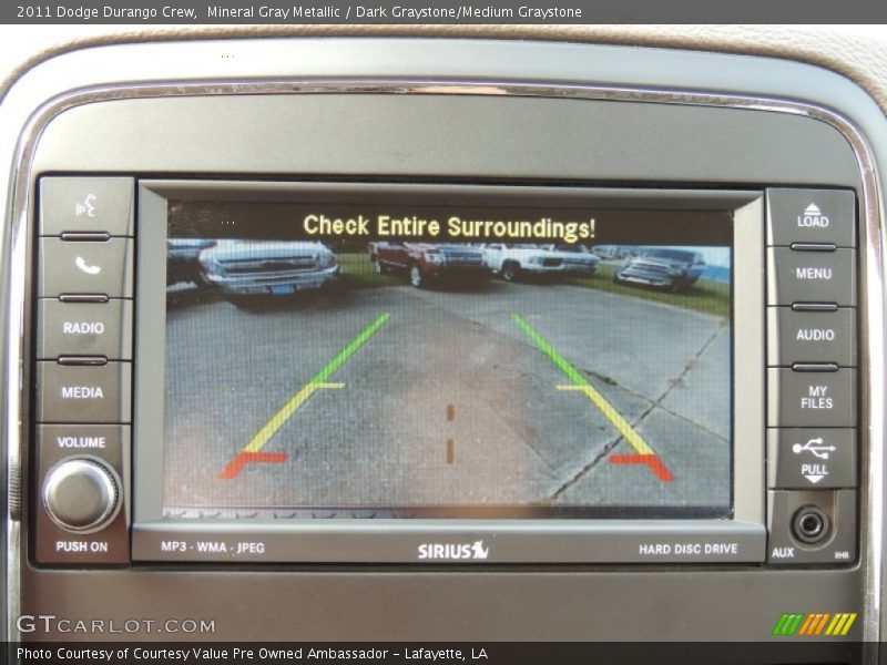 Mineral Gray Metallic / Dark Graystone/Medium Graystone 2011 Dodge Durango Crew