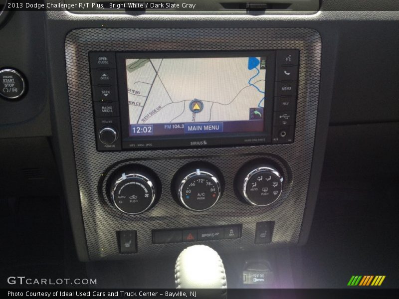 Bright White / Dark Slate Gray 2013 Dodge Challenger R/T Plus