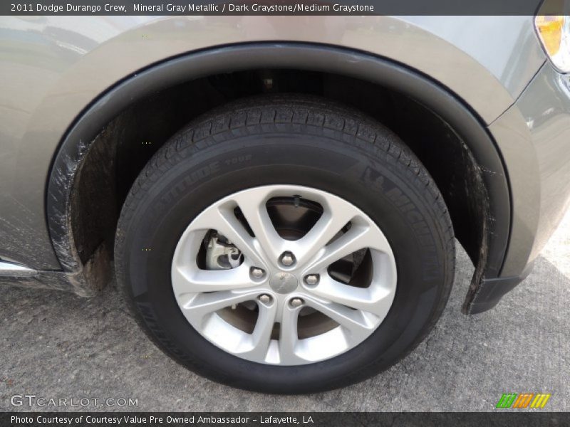 Mineral Gray Metallic / Dark Graystone/Medium Graystone 2011 Dodge Durango Crew