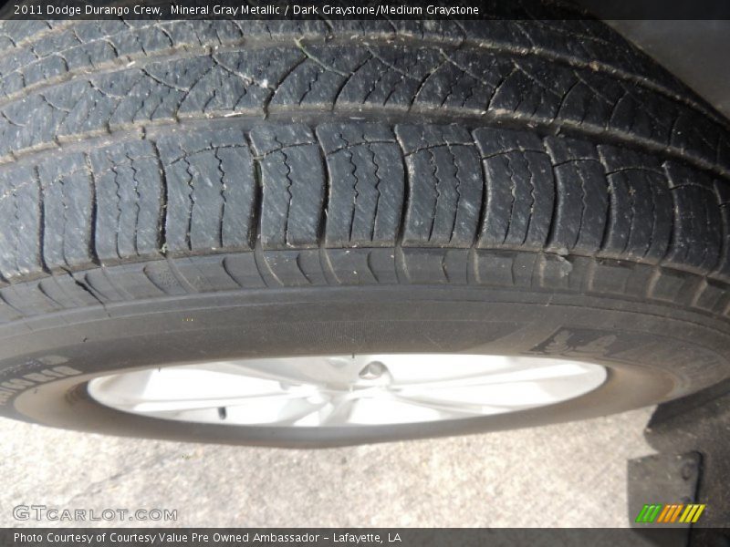 Mineral Gray Metallic / Dark Graystone/Medium Graystone 2011 Dodge Durango Crew