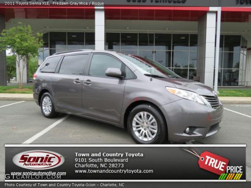 Predawn Gray Mica / Bisque 2011 Toyota Sienna XLE